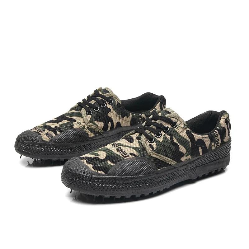 Liberation Military Training Shoes, Wear-resistant, Breathable, Anti Slip Rubber Shoes, Construction Site Labor Protection Shoes