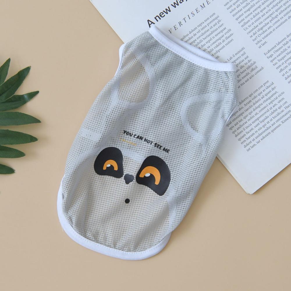 

Літній крутий одяг для собак Нові собаки Жилет для тварин для цуценят Дихаючий жилет Футболка Костюм Футболка для собак Бульдог Одяг для домашніх тварин на вулиці S