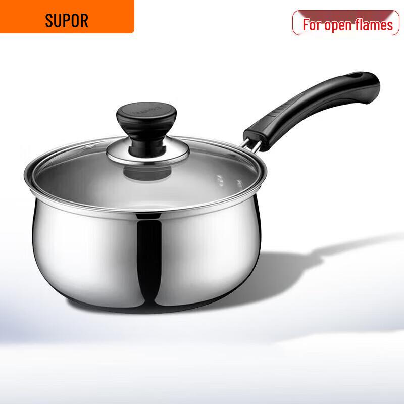 Supor 304 Stainless Steel Single-Handle Saucepan