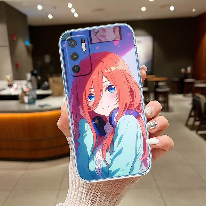 RE47 Nino Miku Itsuki Nakano Transparent Phone Case for Motorola Moto G7 G8 G9 G84 G85 G73 G24 G15 Z2 Play Power Plus