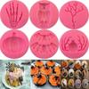 Halloween Silicone Cake Molds Pumpkin Owl Bat Bakeware Decorating DIY Soap Molds Spider Mold Chocolate Molds