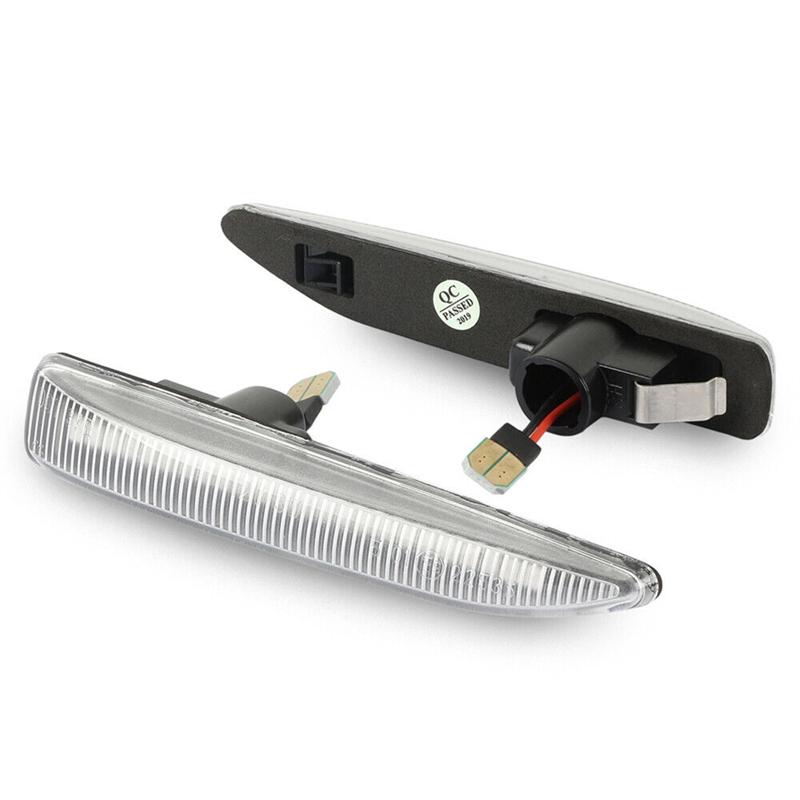 

Dynamic LED Side Marker Lights Turn Signal Lamp Sequential Blinker 12V Amber For 2002-2008 BMW E65 E66 E67 745i 750i 760i