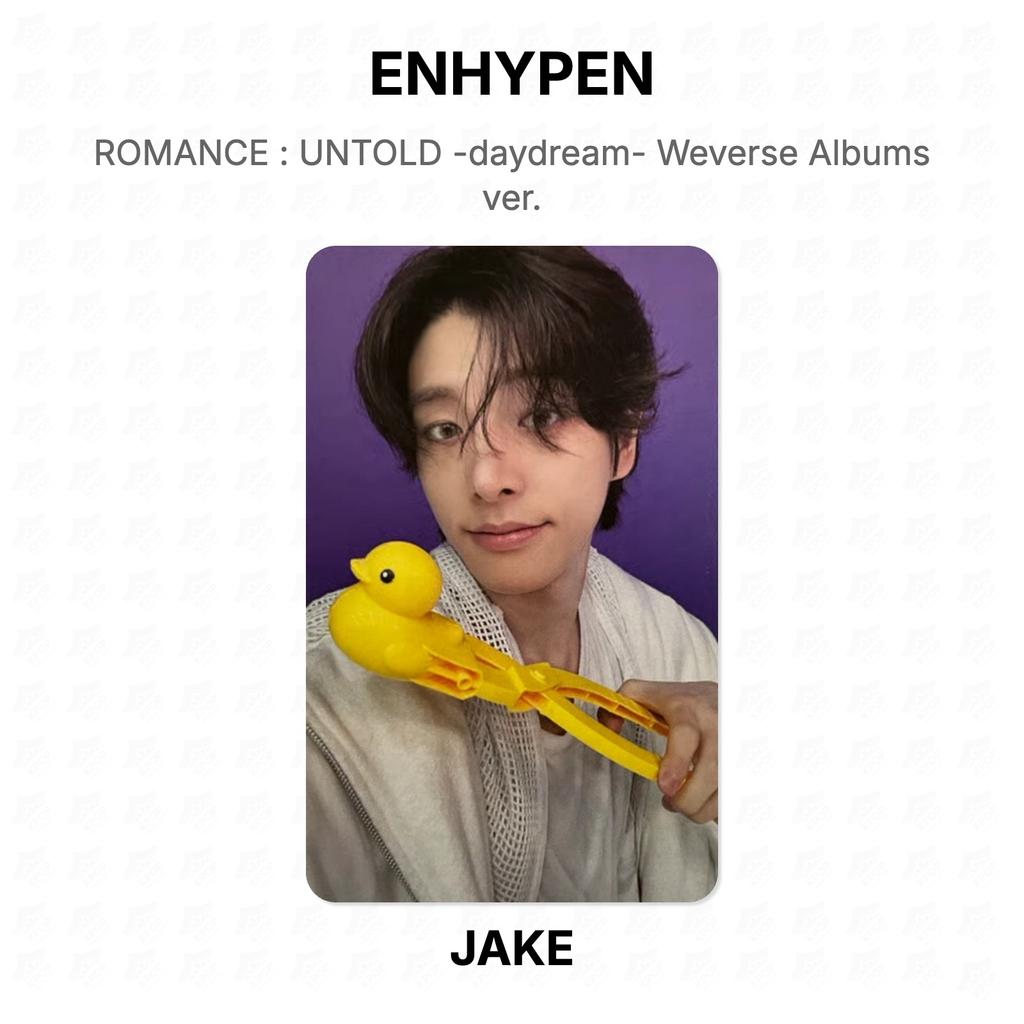 ENHYPEN-ROMANTIK : UNTOLD -daydream- Weverse Alben Version. Offizielle Fotokarte
