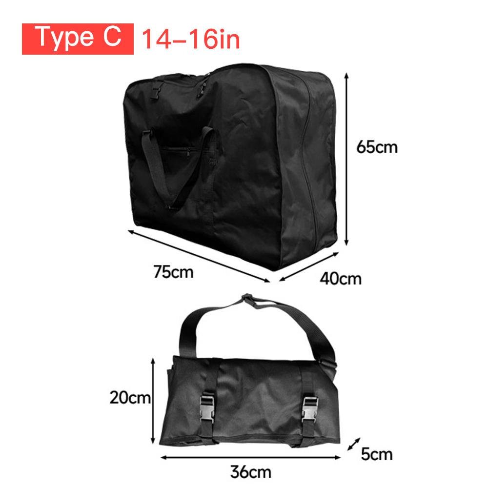 Folding Bike Travel Bag   Portable Transport Carrying Case for 14-16 inch Folding Bike