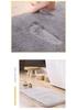 Thickened Anti-Slip Bathroom Floor Mat: Water-Absorbent Plush Doormat for Toilet, Entrance, and Bedroom