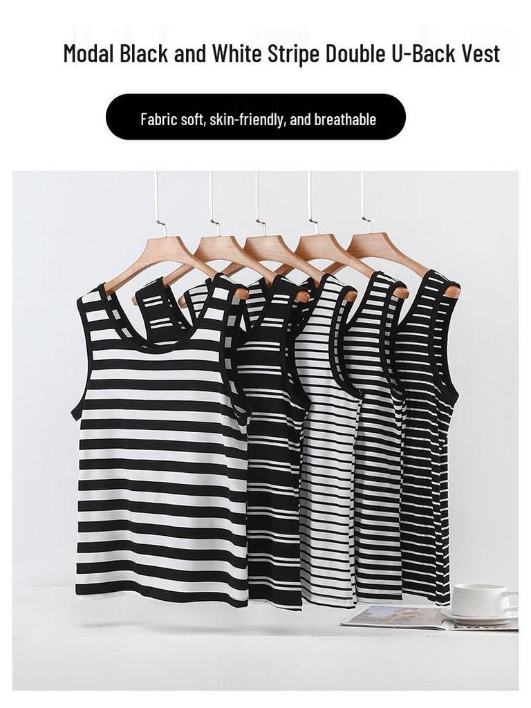 Women's Plus Size U-Neck Spaghetti Strap Tank Top - Sleeveless Slimming Base Layer for Spring/Summer