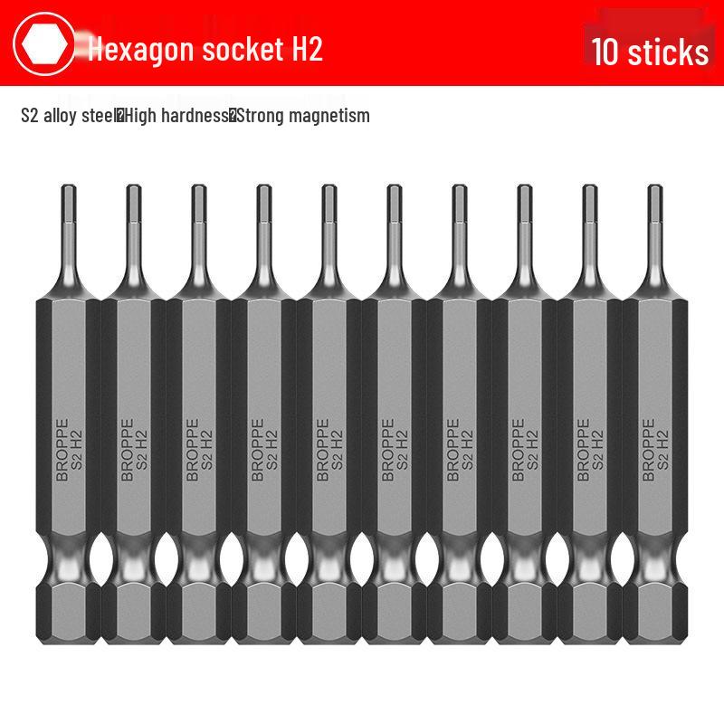 BROPPE Electric Magnetic Phillips Torx Hex S2 Drill Screwdriver Bit