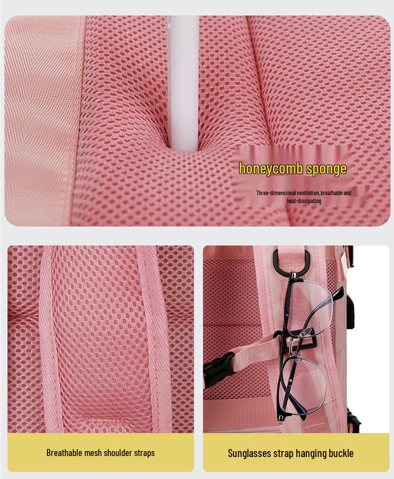 Multifunctional Travel Backpack with Shoe Compartment and Wet/Dry Separation for Business and Outdoor Use