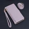 iPhone 17 Pro Max Reißverschluss Crossbody Handyhülle mit Lanyard & Spiegel Klapphülle