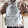 Schoolbag New Fashion American Printed Star Junior High School Student School Bag Backpack Large Capacity Trend Universal Backpack