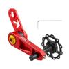 Single Speed Folding Bicycle Rear Dial Chain Guide Oval Disc Modified Crimp Chain To Prevent Chain Drop