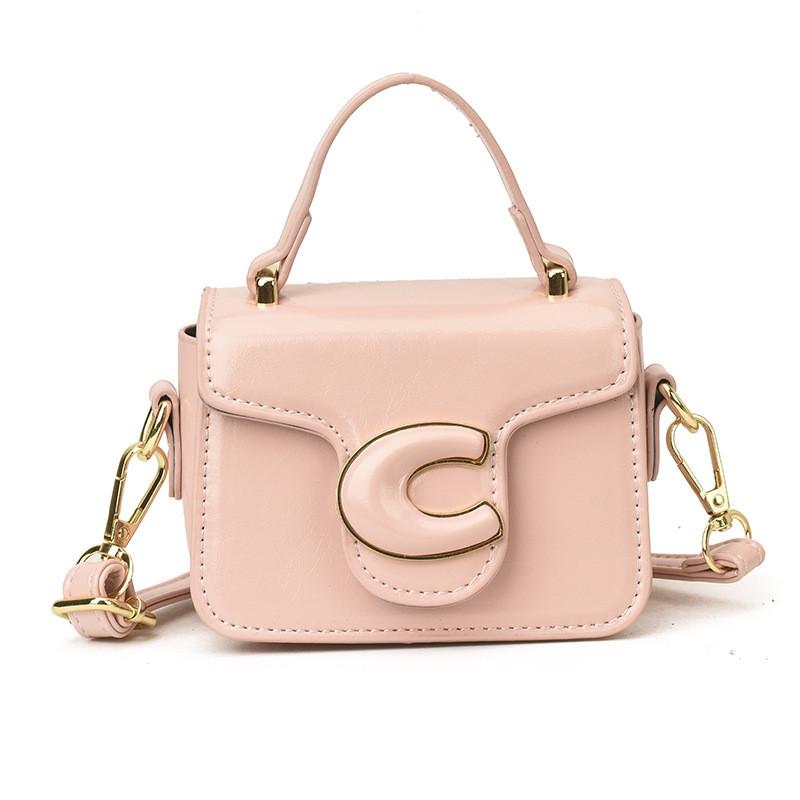 Minimalist Small Handheld Bag Pu Material With Card Pocket For Street Style