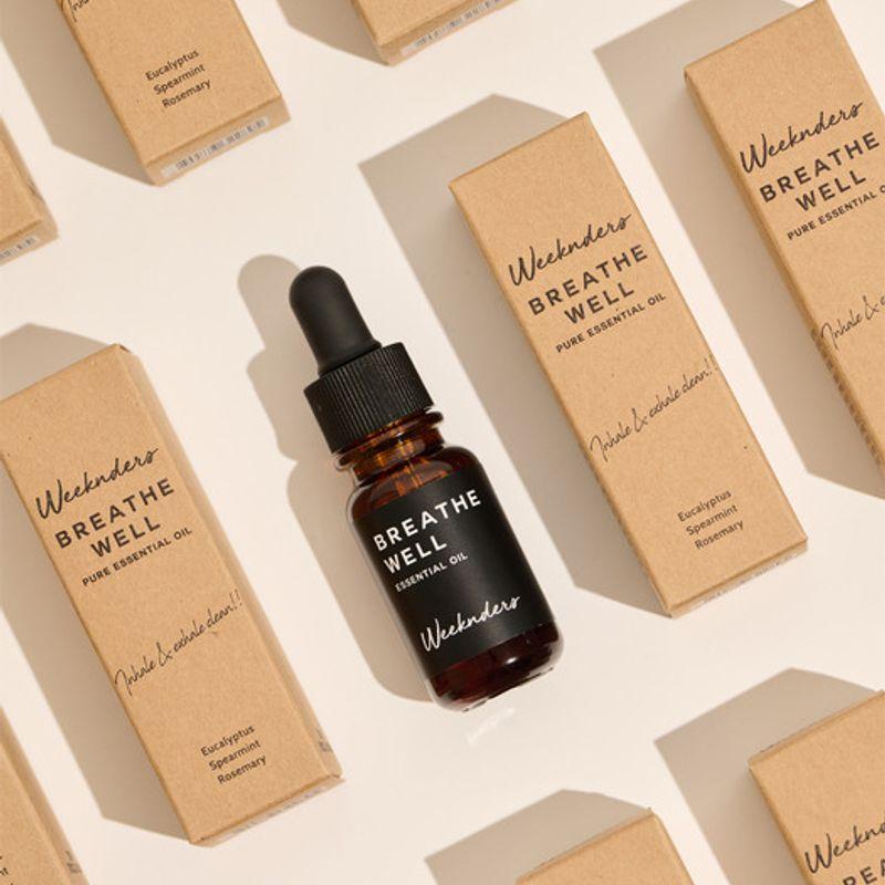 

Weeknders [1+1] Breath Well Aroma Essential Oil 10ml 10ml