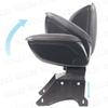 Leather Armrest Console Box for Light Standard and Universal Cars, Cars, Trucks, Black,