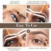 48 Pairs Eyebrow Stencil Stickers Disposable,Disposable Eyebrow Tape,Adhesive Eye Brow Stencils for Women,3 Shapes Eyebrows Tape Strips,Airbrush