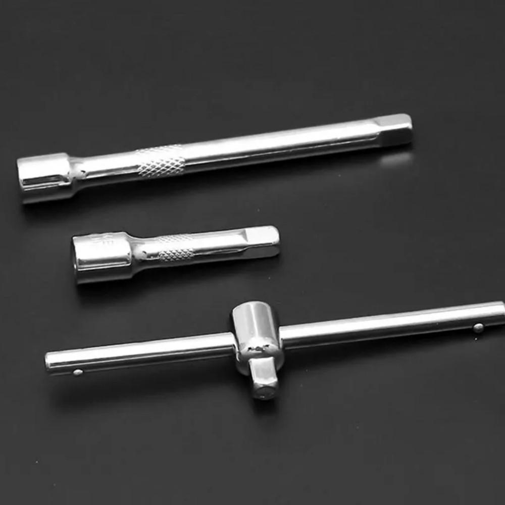46-teiliges 1/4"-Ratschenschlüssel-Kombinationssteckschlüssel-Werkzeugset für die Autoreparatur