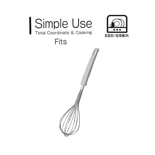 PEARL METAL Whisk, Dishwasher Safe, Kitchen Tool, Made In Japan, Simple Use Fits G-5161