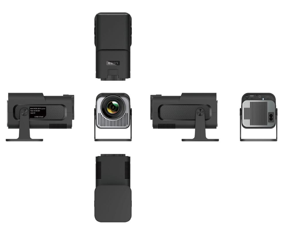HY320 Mini Smart Home Theater 720P Portable Projector