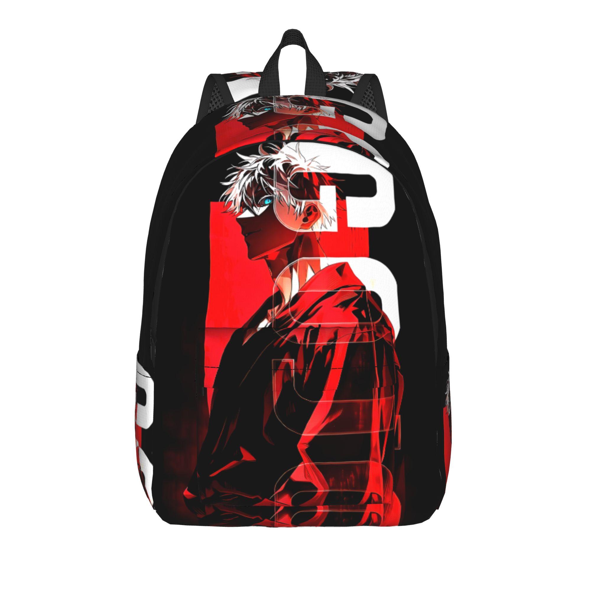 Sac à dos mode Jujutsu Kaisen Funko Mochilas Bonne qualité Campus Rétro Lavable Rucksack (as the picture,16 inches)