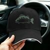 Summer Bass Fishing Baseball Cap Hiking Fishing Fitted Retro Design Sun Trucker Hat Couple Women Wholesale Baseball Caps