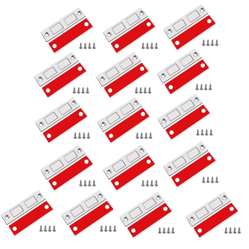 Easy Install Push Pull Door Magnets Secure Hold Push & Pull Door Magnet Fixtures Magnetic Door Fixators for Home Use