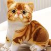 Simulated Kitten Plush Doll Lifelike Stuffed Animal with Air-Purifying Bamboo Charcoal Skin-friendly Cat Plushies Gifts for Girls Boys