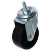 8PCS Rubber Swivel Casters Black Universal Wheel Portable Caster Wheels  Luggage