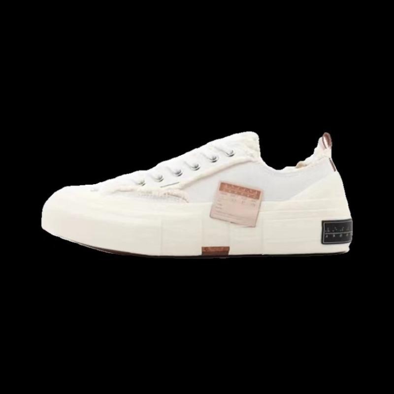 

Canvas shoes half tray men s shoes women s shoes rough edge trend thick sole heightening casual board shoes 44