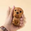 Vinyl Simulated Dog Squeeze Toy Squeaky Stress Relief Puppy Sensory Toy Home Office Desktop Animal Decoration Ornament