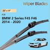 Front Wiper Blades For BMW 2 Series F45 F46 2014 - 2020 216i 218i 220i 225i 216d 218d 220d Accessories Windshield Window Brushes