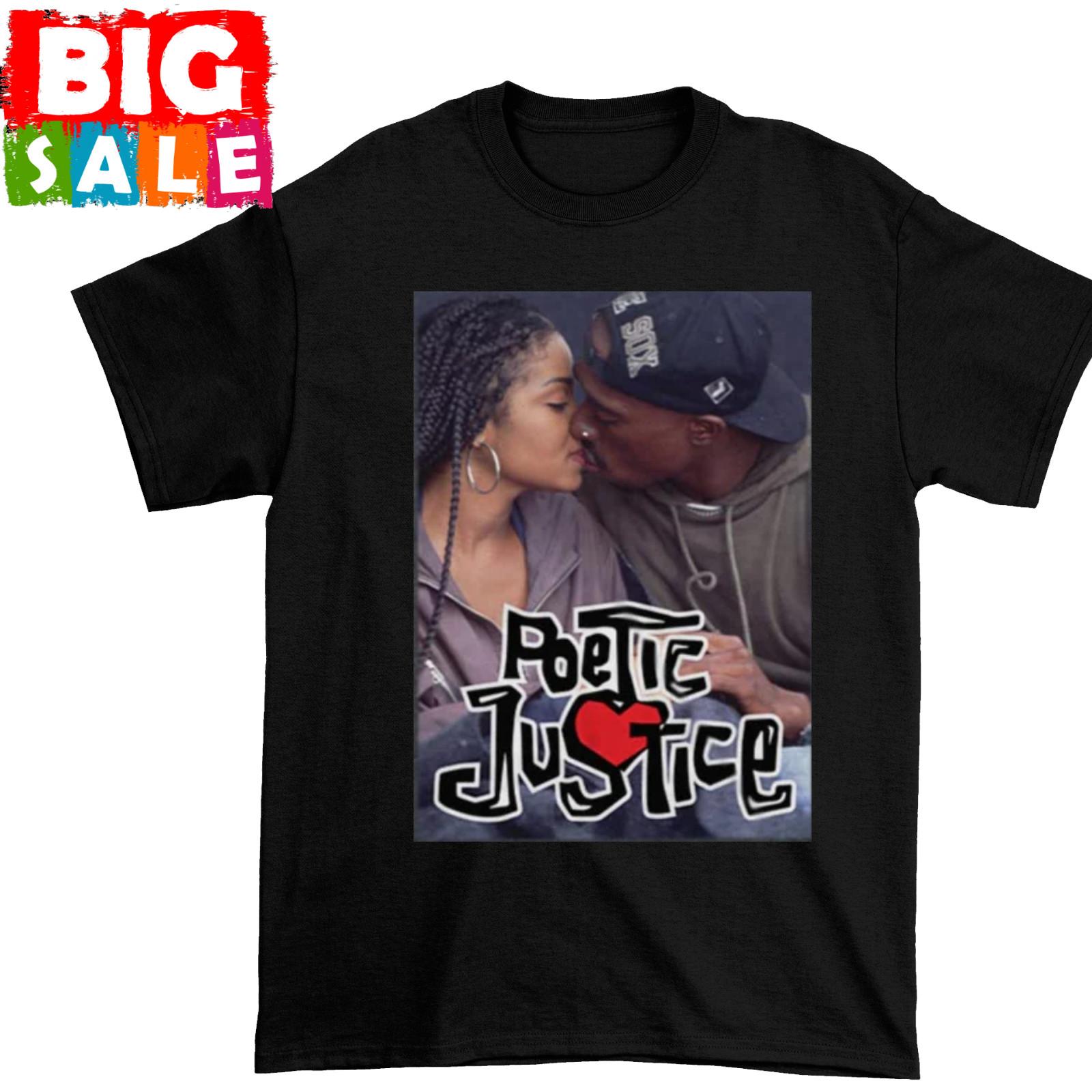 Poetic Justice And Janet Jackson S-234XL Black Shirt A590 S