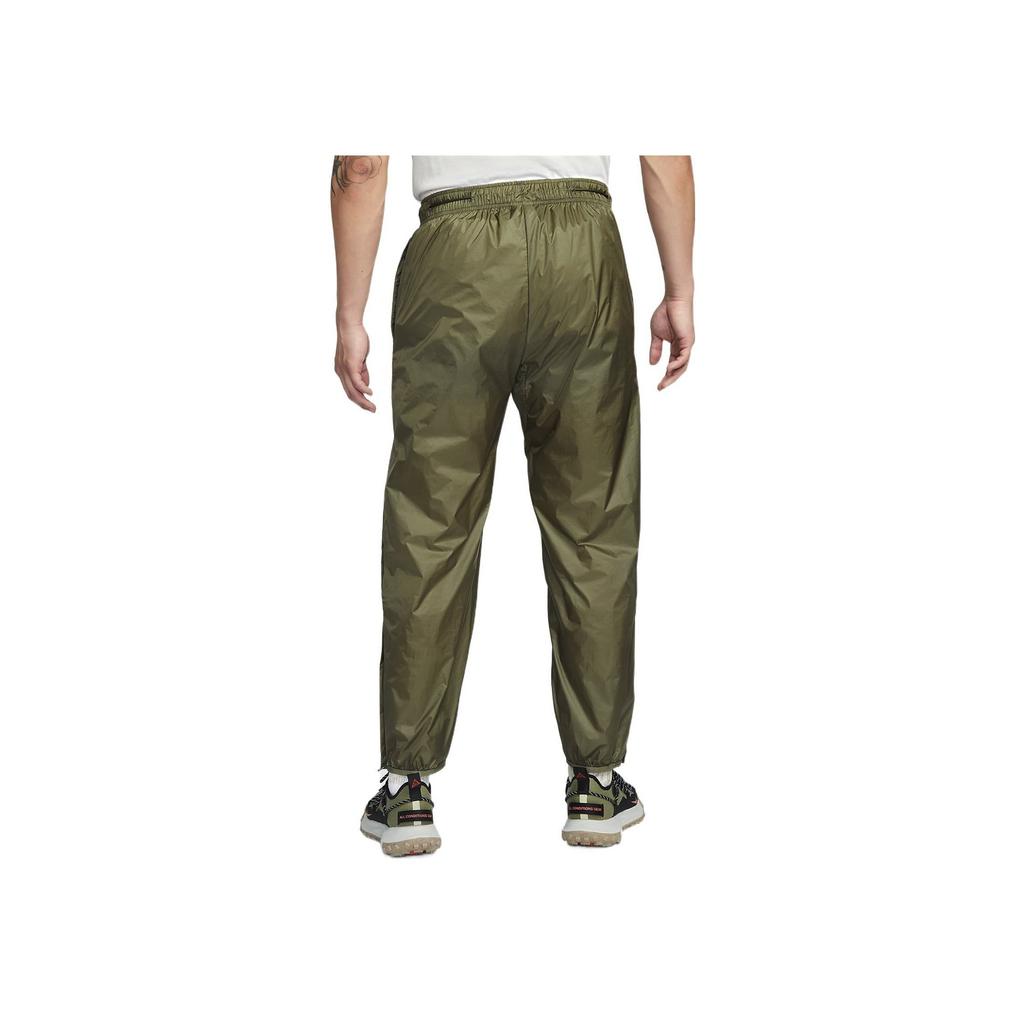 Nike Cinder Cone Logo Drawstring Sports Pants Men Bottoms Green DB1135-222