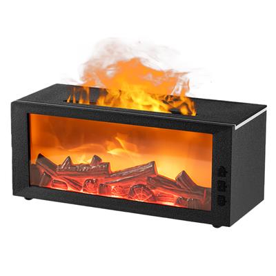Fireplace Flame Air Diffuser Humidifier with Timer Essential Oil Diffuser Cool Mist Humidifier for Bedroom Living Room Office