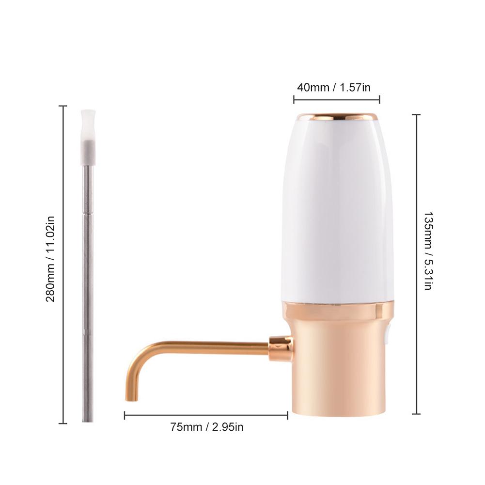 Electric Wine Aerator Wine Decanter USB Rechargeable Automatic Red Wine Aerator Pump Dispenser for Red and White Wine Aeration