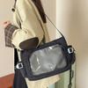Nylon Solid Color Itabag Cotton Doll Bag Shoulder Bag Multifunction Transparent Bags  Travel