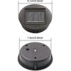 4 Pieces Replacement Solar Lights With Led Bulbs, Solar Top Lights Replacement, Led Solar Panel Lantern Cover For Outdoor Hanging Garden Lantern-Yvan