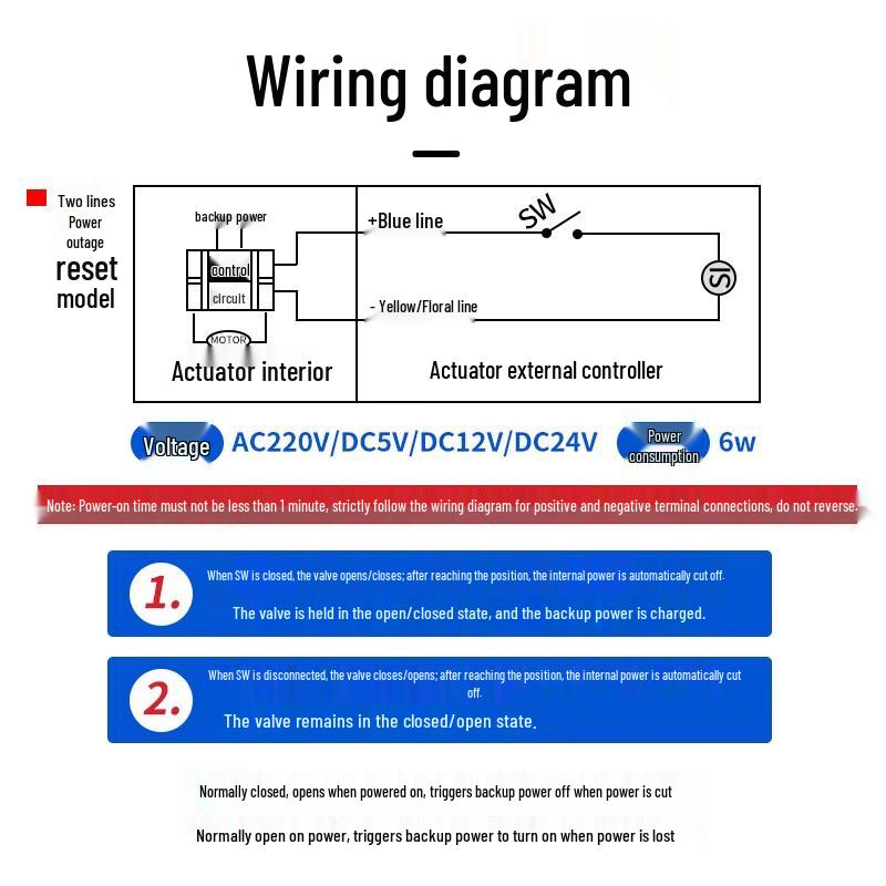 Aojing Two-Way Electric Ball Valve