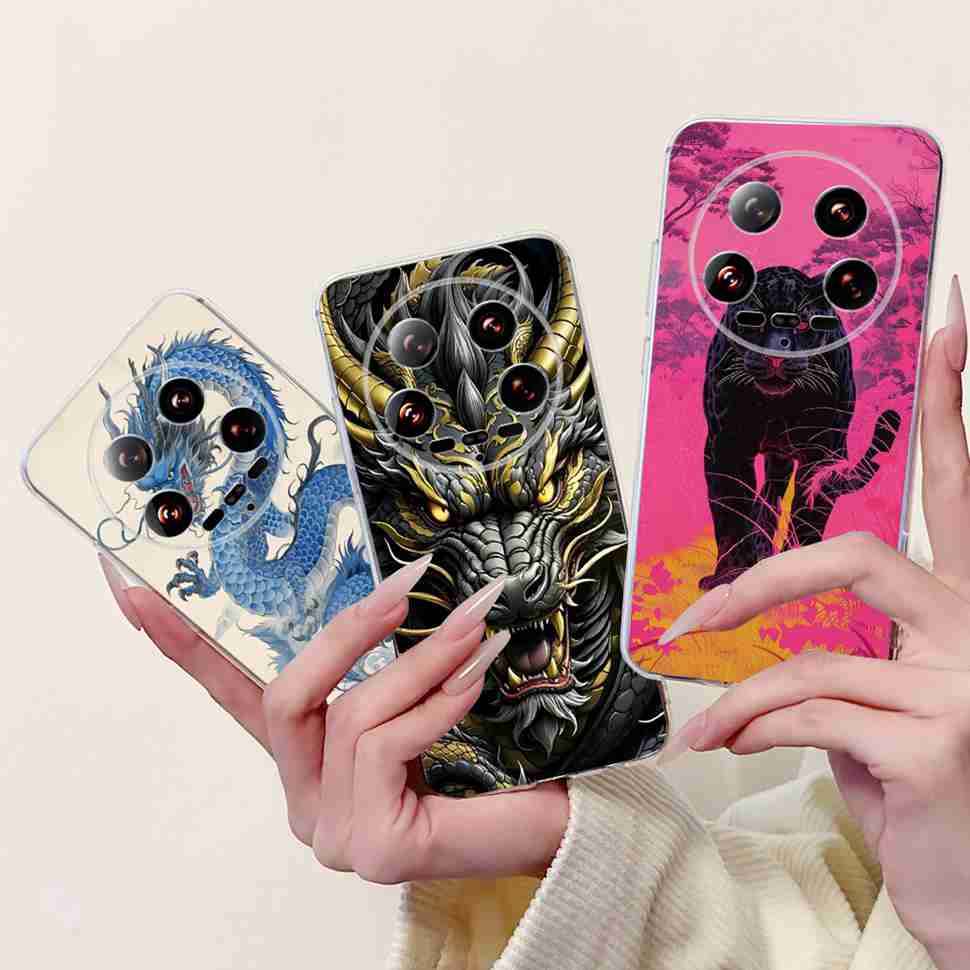 Case For Xiaomi 14 Ultra Butterfly Silicone Soft Phone Cover For Xiaomi Mi 14 Mi14 Ultra Shockproof Back Fundas Xiaomi 14Ultra