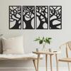Wrought Iron Wall Art Hollow Out Design Home Office Decor Metal Sculpture Functional Festival Statue Decoration