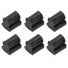 6PCS Silicone French Horn Bumper Black Rubber Rotary Valve Pads Tuba Horn For French Horn