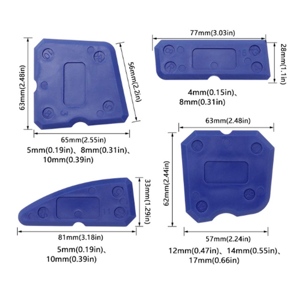 Professional Tile Look Applicator Caulk Finishing Tool Achieve A Great Finish Seamless Finish Angled Design Caulk Spatula