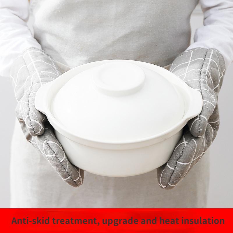 Haushalt Isolierhandschuhe Küche Ofen Backen Isoliert Dampfgarer Mikrowellenofen Handschuhe