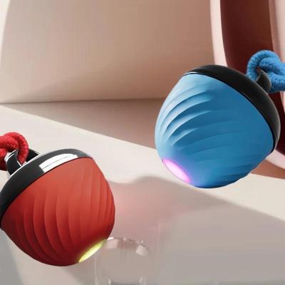 Intelligenter elektronischer Hundespielzeugball - USB-wiederaufladbar, automatisch hüpfend mit 3 Spielmodi, bissfestes interaktives Haustierspielzeug für Welpen