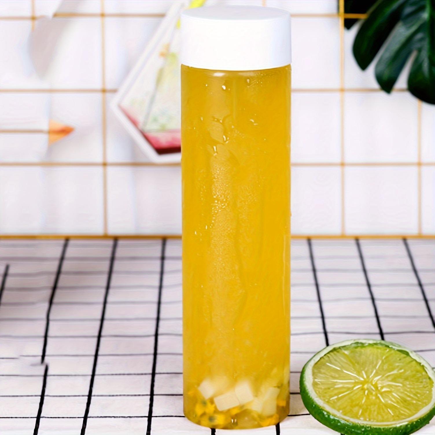 

6 шт. Пластиковые бутылки, 400 мл. Прозрачные ПЭТ-бутылки с крышками, молоко и другие напитки, аксессуары для походов и вечеринок в ресторане 400ml