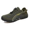 Men's Breathable Flyknit Hiking Shoes - Non-slip, Wear-resistant, Quick-drying, Mid-top Canyoning and Trekking Shoes