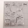 Parfümflasche Transparent Klar Silikonstempel Siegel für DIY Scrapbooking Fotoalbum Dekorativ