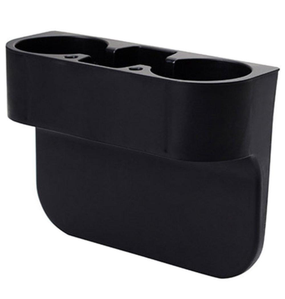 

Автомобильный держатель для напитков, ящик для хранения, просто поместите его в зазор между сиденьями [XSAJU] Многофункциональный чёрный