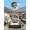 Stainless Steel Turbine Roof Vent, 8-12Inch Wind Turbine Cap Vent, Automatic Rotation, Easy To Install (Color: One Color, Size: 110mm)