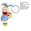 Big Mouth Man Keychain Cartoon Football Player Pendant, Backpack Charm Charm, Bag Hanging Decorative Accessory, Lover Gift Pendant