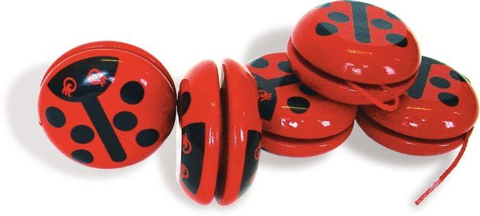 Yoyo en bois - VILAC - Coccinelle - Diamètre 7 cm - Mixte - A partir de 5 ans